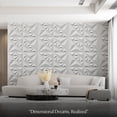 thumbnail image 4 of 19.7" x 19.7" Premium 3D Wall Paneling, 3D Decorative Wall Panels Diamond Design Ceiling (Set of 12), 4 of 5