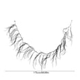 thumbnail image 5 of Cififendec Halloween Black Weeping Twig Garland, 68.89", Artificial Bare Spooky Trailing Vine for Framed Wall Cemetery Fence Gothic Art Haunted Entry Decor, 5 of 5