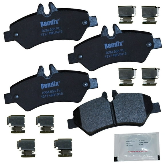 Disc Brake Pad Set Fits select: 2013-2018 MERCEDES-BENZ SPRINTER, 2007-2009 DODGE SPRINTER