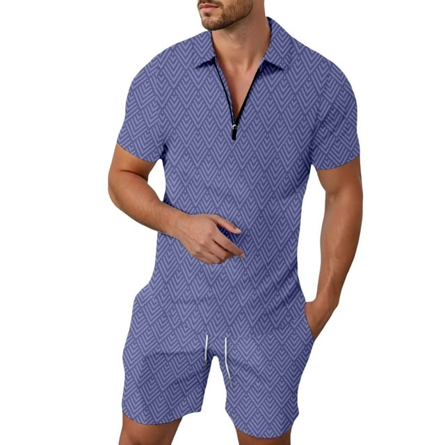 SHIXIAOO Men's Suits for Casual Outings Tailored Fit Set Comfortable Everyday Wear Stylish and Modern Design for Spring and Summer Activities Mens Drawstring Bathing Suit Young Mens Track Suit