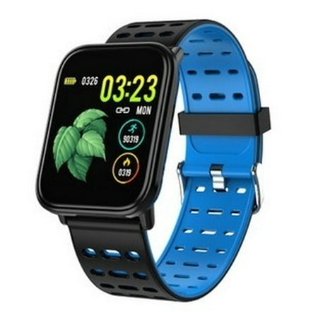 waterproof sport smart watch blood pressure heart rate monitor for ios android