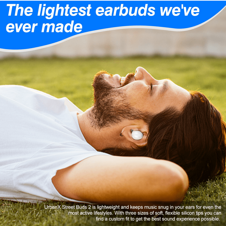UrbanX Street Buds 2 for HP ENVY x360 Laptop Truly Wireless