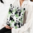 thumbnail image 6 of Panda Covers Set of 2, Unique Patterns, 16x16 18x18 20x20 Inches for Various Occasions, Decorative Cushion Inserts for Couch and Bed, 6 of 6
