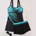 thumbnail image 5 of ZPAQI Women Modest Swimsuits Two Piece Swimsuit Bathing Suits Tummy Control, 5 of 9