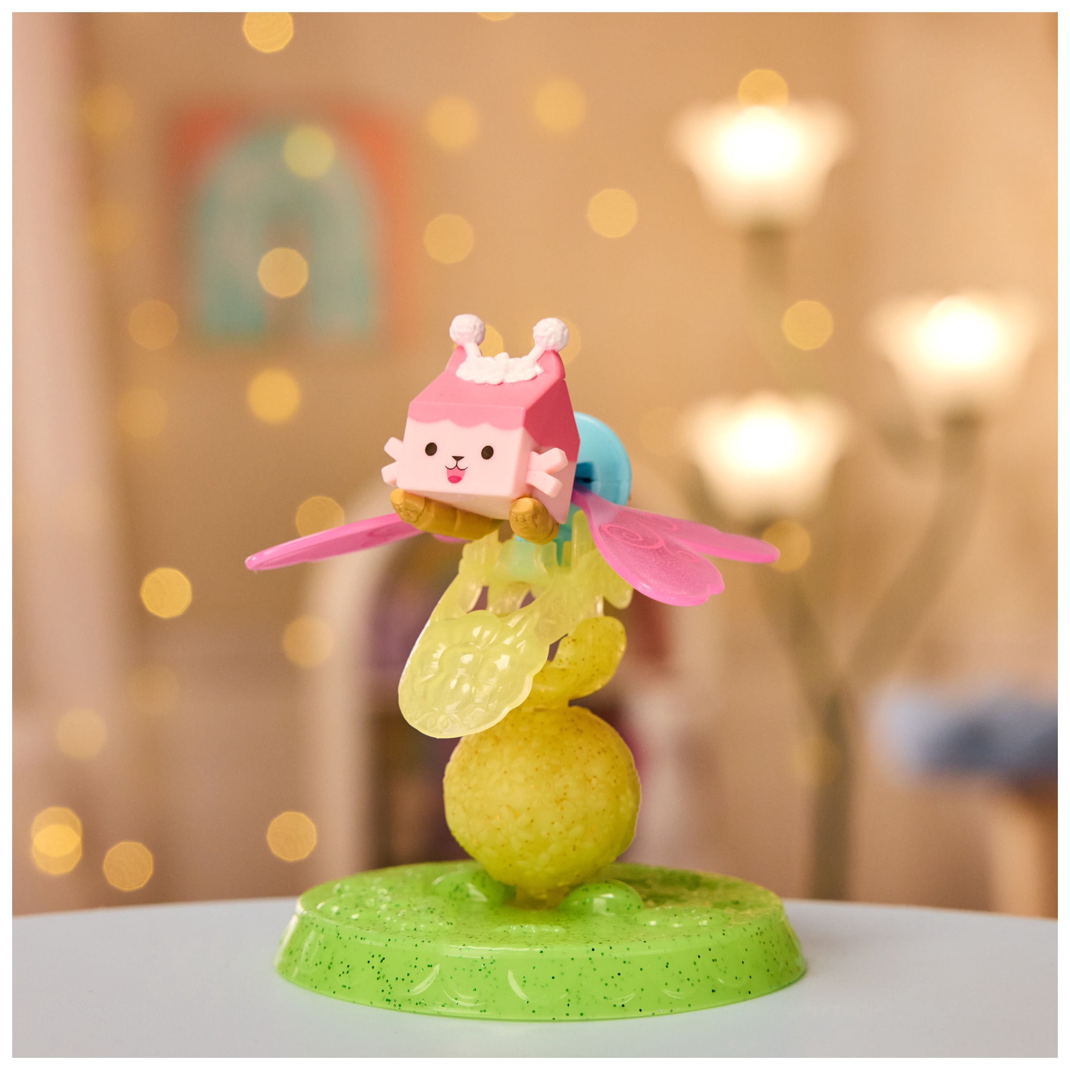 Gabby's Dollhouse Fairylandia, Baby Box & MerCat Flutter-riffic Fairy Rings 2-Pack, For Kids Ages 3 and up