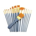 thumbnail image 4 of Royal & Langnickel - 15pc Golden Taklon Assorted Big Brush Acrylic Paintbrush Set, 4 of 8