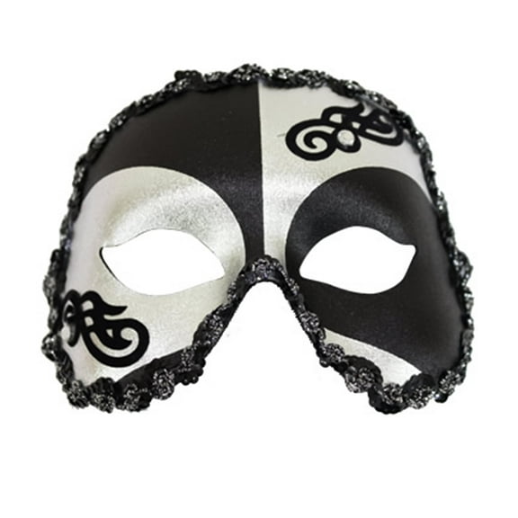 Kent Black/silver Mask Costume Accessory