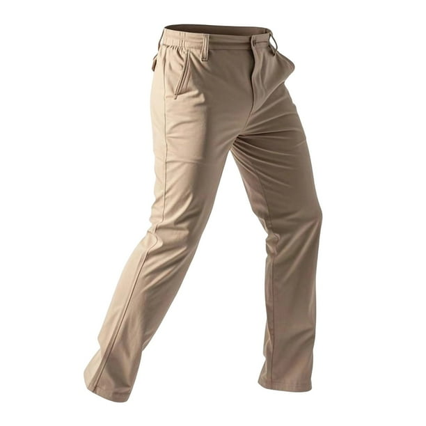 Yaoyar Mens Work Cargo Pants Tactical Hiking Pants with Pockets for Men Water Resistant Outdoor Fishing Farm Pants
