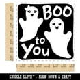 thumbnail image 2 of Ghosts Boo To You Halloween Square Rubber Stamp Stamping Scrapbooking Crafting - Medium 1.75in, 2 of 7