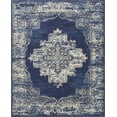 thumbnail image 3 of Nourison Grafix Persian Navy Blue 7'10" x 9'10" Area Rug, (8x10), 3 of 9