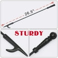 thumbnail image 2 of Strong Camel Extra Long Black Steel Fireplace Tool, 2 of 3