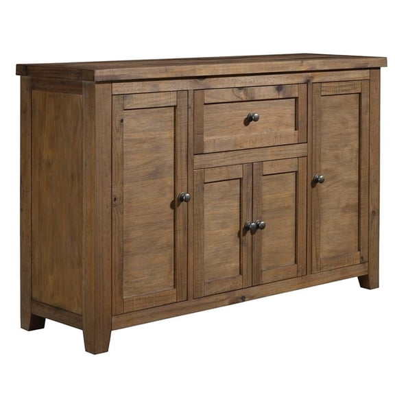 Alpine Furniture Kensington Wood Dining Server in Reclaimed Natural