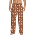 thumbnail image 2 of Goofa Cute Poodle Dog Pattern Printed Soft Pajama Pants for Men, Wide Leg Comfy Casual Lounge Yoga Pants-Large, 2 of 9