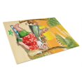 thumbnail image 1 of Tablas de cortar de vidrio Caroline's Treasures APH5149LCB Playa Navidad Papá Noel Grande Multicolor, 1 of 1
