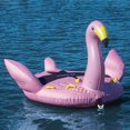 thumbnail image 3 of Swimline Solstice Water Sport Inflatable Flamingo 2 Rider Towable Tube (2 Pack), 3 of 6