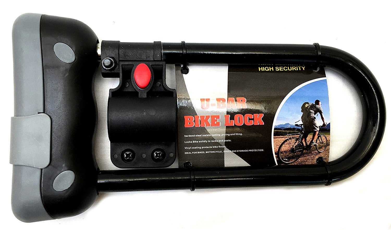 Hardened Steel High Security ULock Bike Lock UShaped Key Lock