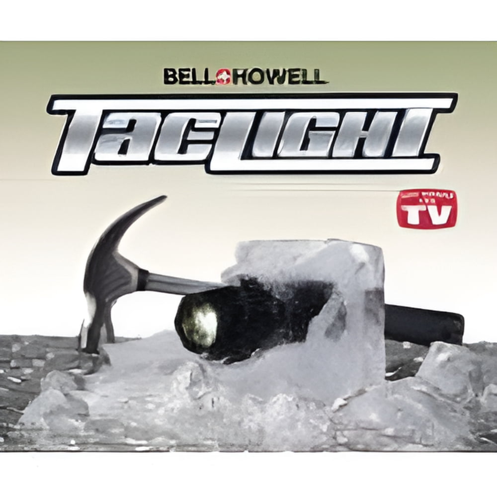 Bell+Howell Taclight Tactical Flashlight 3 Pack – Waterproof & Weatherproof Aircraft Grade Aluminum Construction, 5 Light Modes with 50,000 Hour Cree LEDs, 40x Brighter – As Seen on TV