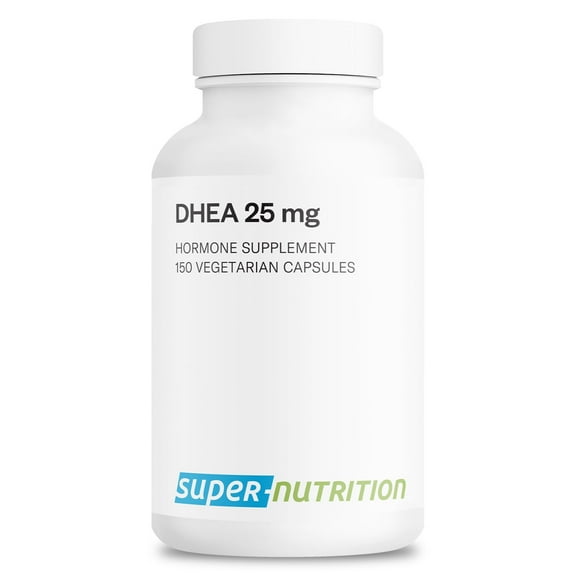 SuperSmart - DHEA 25mg - DHEA Supplement for Men & Women | Non-GMO & Gluten Free - 150 Vegetarian Capsules