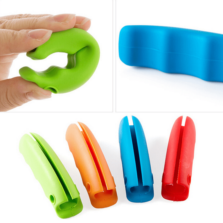 Strong silicone handle carrier 4 Pcs Plastic Bag Holder Carrier Strong  Silicone Handle Carrier for Grocery Plastic Bag Shopping Bags Garbage Bag 
