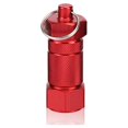 thumbnail image 1 of fashionhome Key Chain Pill Case Organizer Aluminum Alloy Waterproof Tablet Container Portable Box Cache Holder Health Care Pillbox Red, 1 of 9