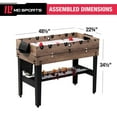 thumbnail image 2 of 48 in. Combo Game Table, Air Hockey, Foosball and Billiards, Multi Game Table by MD Sports, 2 of 10
