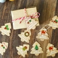thumbnail image 2 of Kmbangi Christmas Kraft Paper Gift Tags, Tree Present Labels with 50Pcs Ropes, 2 of 5