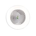 thumbnail image 1 of Feltree 110-265V Usable E27 Screw Fan Light Ceiling Fan with Lights Enclosed Low Fan Light Ceiling Light with Fan Hidden Fan Delier Intelligent Dimmin, 1 of 8