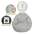 thumbnail image 6 of Majestic Home Goods Small Bean Bag Charlie Gray, 6 of 6