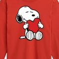 thumbnail image 3 of Peanuts -  Valentine's Hugging Heart  - Toddler And Youth Long Sleeve Graphic T-Shirt, 3 of 6