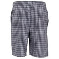 thumbnail image 2 of Joseph Abboud MEDIUM BLUE Men's Plaid Print Sleep Shorts, US L, 2 of 2