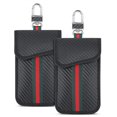 thumbnail image 1 of CHAO Juego de 2 fundas para llaves de coche anti RFID, bolsa de bloqueo de señal, bolsa de bloqueo de señal RFID para llave de coche (2), 1 of 5