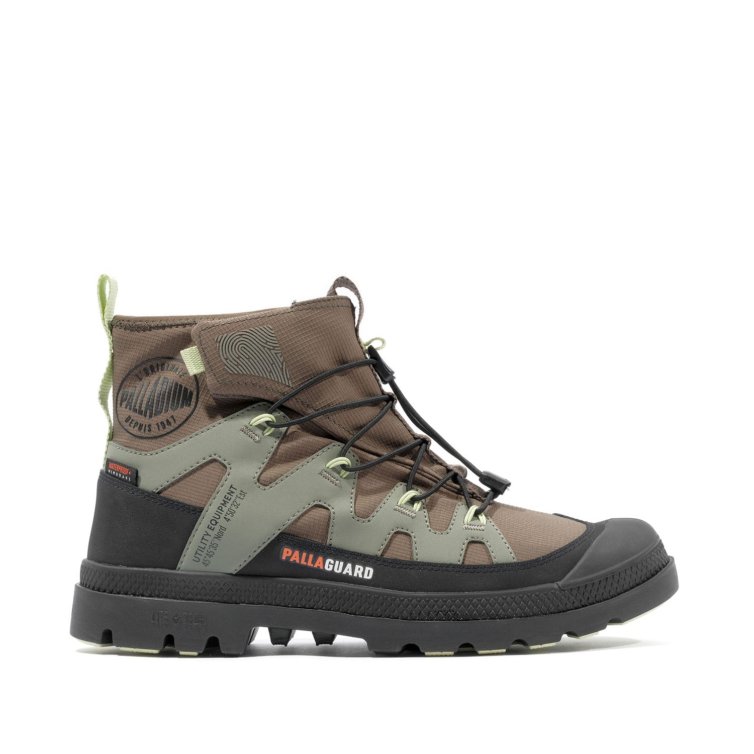 Palladium Unisex Pampa Lite+ Xplor WP+ in Olive Night, 10 US