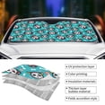 thumbnail image 4 of Kdxio Skull Cat Print Front Windshield Sun Shade,Folding Auto Sunshade for Car Truck SUV-Medium, 4 of 7