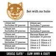 thumbnail image 2 of Husky Dog Face Side Eye Wood Mini Charms Shapes DIY Craft Jewelry - No Hole - 20mm (15pcs), 2 of 7