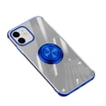 thumbnail image 2 of Cameland For 12 6.1 Clear Ultra Slim Soft Electroplated Frame Case Ring Stand, 2 of 2