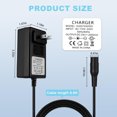 thumbnail image 3 of Electric Scooter Charger For MX350 Dirt Bike E100 E175 E200 E200S E300 E300S E500 Pocket Mod Sports Mod And Dirt Quad Charger Replacement 24V 2000mA, 3 of 8