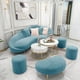 thumbnail image 1 of Modern Luxury Living Room Sofa Free Shipping Relaxing Corner Sofa Armchair Bedroom Sofas Modernos Para Sala Lounge Furniture Set My Lux Decor Round, 1 of 19