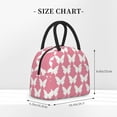 thumbnail image 2 of Balery Butterfly 2 Pattern Lunch Bag Women, Lunch Box, Lunch Bag, Small Leakproof Lunch Tote Large Capacity Reusable Insulated Cooler Lunch Container-One Size, 2 of 6