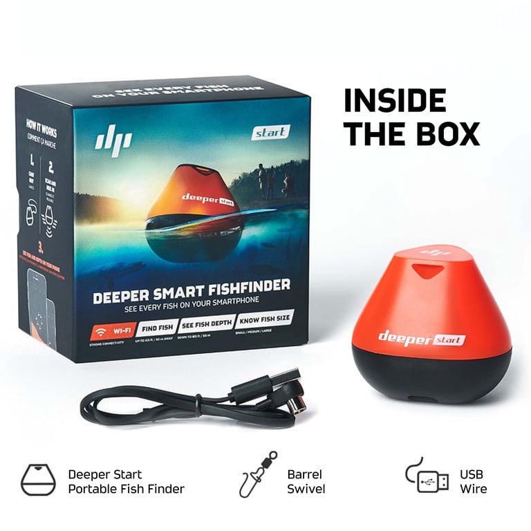 fish finders for bank fishing Deeper Smart Sonar PRO Introducing the FishPod 5X Portable Bluetooth Fish Finder Ice Fishing Sonar LUCKY Portable