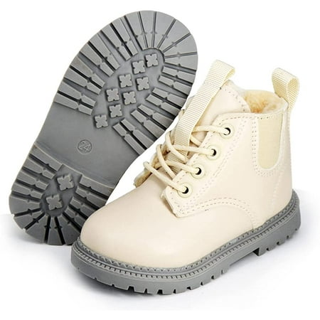 

Toddler Boys Girls Hiking Boots Waterproof Non Slip Warm Winter Ankle Oxford Shoes Kids Rain Snow Boots(Toddler/Littler Kid)