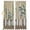 Light Gray Green Tan Brown, variant on Farmhouse Botanical Blackout Curtains for Bedroom/Living Room, Pinch Pleated Black Out Curtains, Bottles Plans Country Brown Wooden Grain Room Darkening Window Drapes with Hooks 2 Panels, 39"x70"