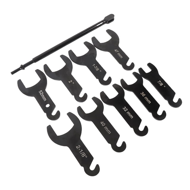 Clutch Fan Removal Tool Kit, Portable Pneumatic Fan Clutch Wrench Set Long Durability for Vehicles