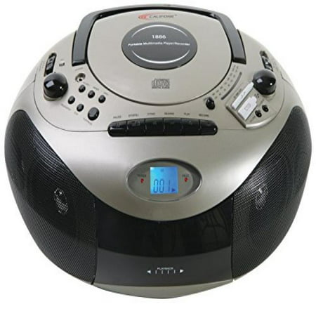 Califone 1886 Spirit SD Multimedia CD Player Cassette Recorder AM/FM Radio Boombox