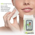 thumbnail image 6 of SpaScriptions Cucumber Makeup Cleansing Wipes Ct., 6 of 7