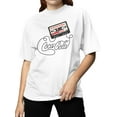 thumbnail image 2 of Officially Licensed Coca Cola Iconic Coke Cassette Design Women's T-shirt, 2 of 3