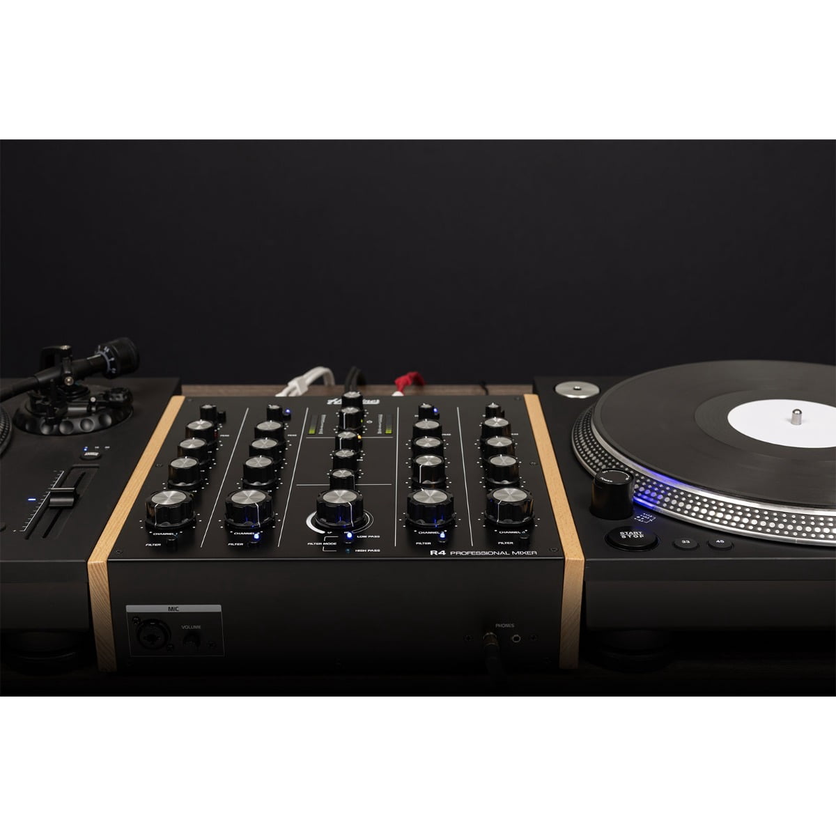 Headliner R4 4-Channel Rotary DJ Mixer