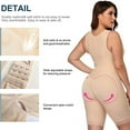 thumbnail image 4 of Lilvigor Women Full Body Shapewear Open-Bust Underwear Waist Trainer Corset Seamless Slimming Fajas Bodysuit Butt Lifter Plus Size Girdle, 4 of 6
