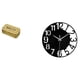 thumbnail image 1 of Elegante porta pañuelos de acrílico y reloj de pared decorativo silencioso para baño, hogar, oficina, hotel, restaurante, almacenamiento y visualizaci, 1 of 7