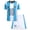 Light Blue Argentina, variant on Boys Athletic Shorts Set Breathable Soccer Jersey Shirt & Soccer Shorts Set 2 Piece