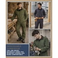 thumbnail image 3 of Bass Creek Outfitters Mens Coveralls Durable Insulated Long Sleeve Work Wear Jump Suit with Pockets, 3 of 7